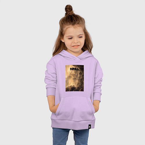Детская толстовка-худи Kirill небосвод / Лаванда – фото 4