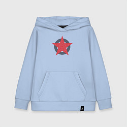 Детская толстовка-худи Red star symbol