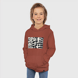 Толстовка детская хлопковая Вдохновлено Ле Корбюзье, цвет: кирпичный — фото 2