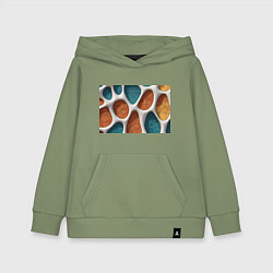 Толстовка детская хлопковая Вдохновлено Антонио Гауди, цвет: авокадо