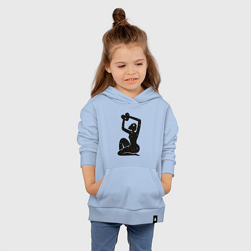 Детская толстовка-худи Magic woman / Мягкое небо – фото 4