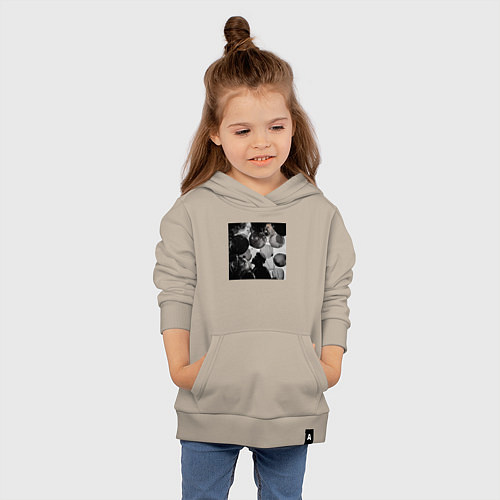 Детская толстовка-худи House of the balloons / Миндальный – фото 4