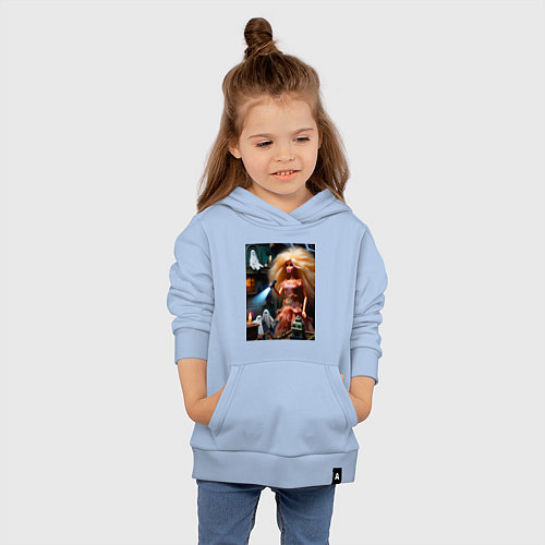 Детская толстовка-худи Барби с фонариком забралась на чердак в ночь на хэ / Мягкое небо – фото 4