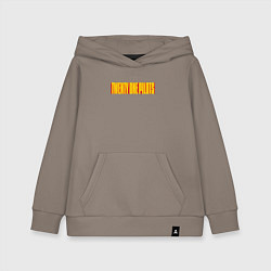 Толстовка детская хлопковая Twenty one pilots - color logo, цвет: утренний латте