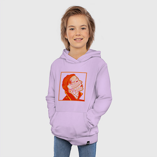 Детская толстовка-худи Найк Борзов / Лаванда – фото 3