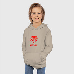 Толстовка детская хлопковая The witcher games, цвет: миндальный — фото 2