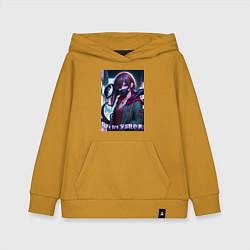 Толстовка детская хлопковая We are Venom - meme, цвет: горчичный