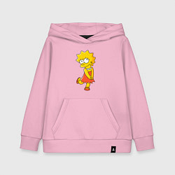 Детская толстовка-худи Lisa Simpson