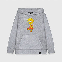 Детская толстовка-худи Lisa Simpson