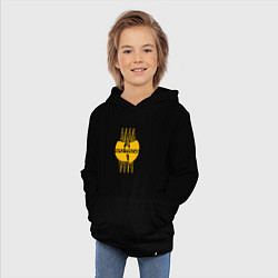 Толстовка детская хлопковая Wu-Tang tiger style, цвет: черный — фото 2