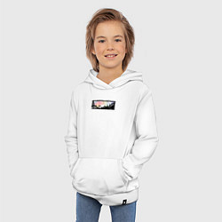 Толстовка детская хлопковая Страсть к путешествиям на колесах, цвет: белый — фото 2