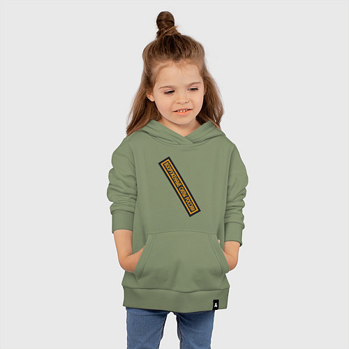 Детская толстовка-худи Вооружённые силы - шеврон / Авокадо – фото 4