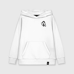 Детская толстовка-худи Сердце под замочком пара для ключа