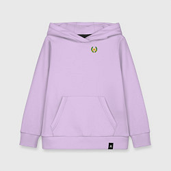 Толстовка детская хлопковая Мотострелковые войска: лавры, цвет: лаванда