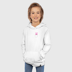 Толстовка детская хлопковая Dwaekki in pocket, цвет: белый — фото 2