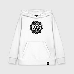 Толстовка детская хлопковая Механический символ 1979 года, цвет: белый