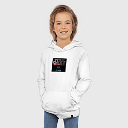 Толстовка детская хлопковая Звёздные войны надпись вейдер, цвет: белый — фото 2