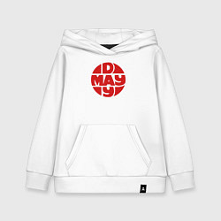 Толстовка детская хлопковая Mayday, цвет: белый