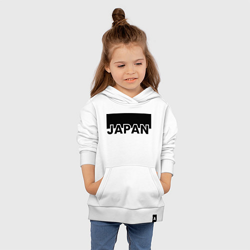 Детская толстовка-худи Japan / Белый – фото 4