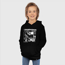 Толстовка детская хлопковая ДанДанДан y2k, цвет: черный — фото 2