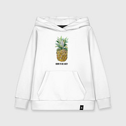 Детская толстовка-худи Ананас Born to be juicy