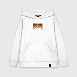 Детская толстовка-худи Doom ultimate logo