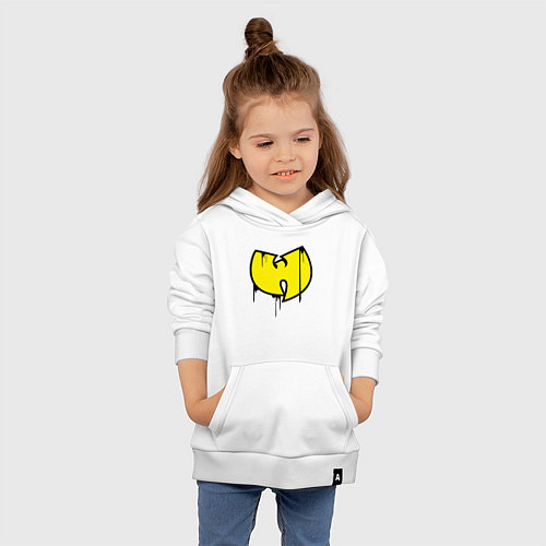Детская толстовка-худи Wu-Tang style / Белый – фото 4