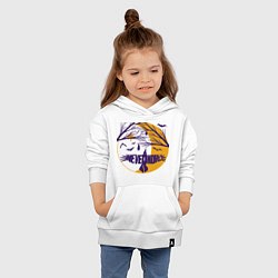 Толстовка детская хлопковая Полёт в Невермор, цвет: белый — фото 2