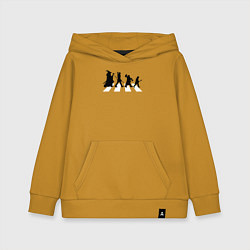 Толстовка детская хлопковая Путешествие хоббита, цвет: горчичный