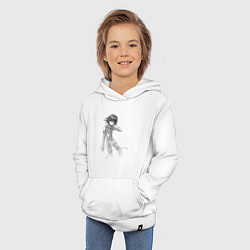Толстовка детская хлопковая Данганронпа V3 - Кокичи Ома, цвет: белый — фото 2