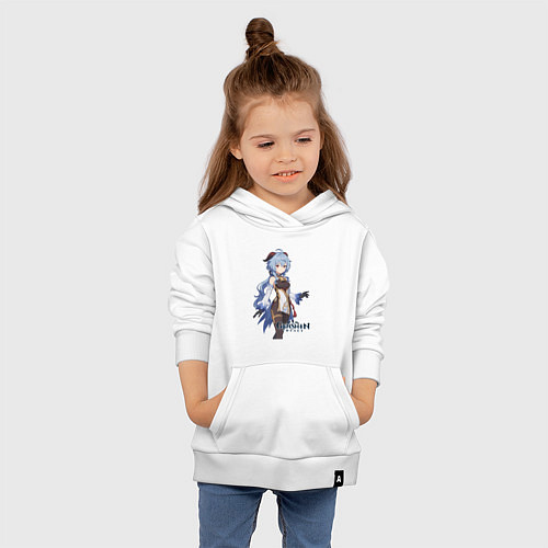 Детская толстовка-худи Гань Юй Genshin Impact / Белый – фото 4