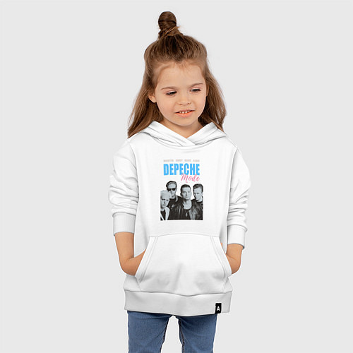 Детская толстовка-худи Depeche Mode Violator portrait / Белый – фото 4
