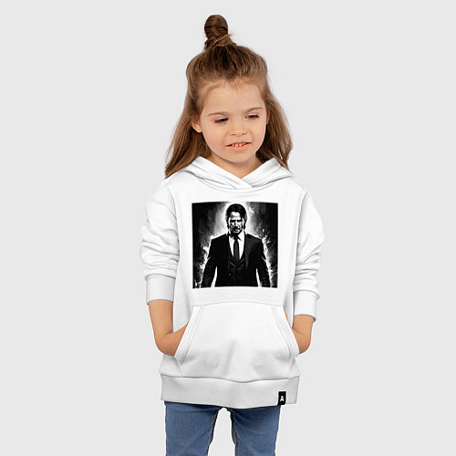Детская толстовка-худи Киану / Белый – фото 4