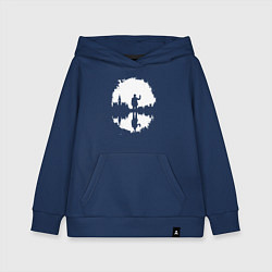 Толстовка детская хлопковая Тень человека в Англии, цвет: тёмно-синий