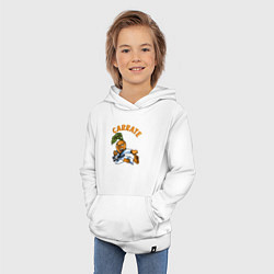 Толстовка детская хлопковая Carrate, цвет: белый — фото 2