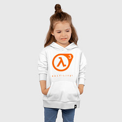 Толстовка детская хлопковая Half-Life 3, цвет: белый — фото 2