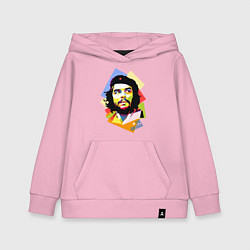 Толстовка детская хлопковая Che Guevara Art, цвет: светло-розовый