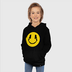 Толстовка детская хлопковая Smile Music, цвет: черный — фото 2