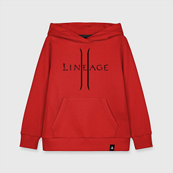Толстовка детская хлопковая Lineage logo, цвет: красный