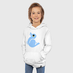 Толстовка детская хлопковая Утка или заяц, цвет: белый — фото 2