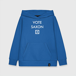 Толстовка детская хлопковая Vote Saxon, цвет: синий