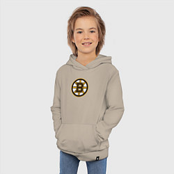 Толстовка детская хлопковая Boston Bruins, цвет: миндальный — фото 2