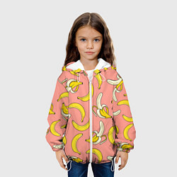 Куртка с капюшоном детская Банан 1, цвет: 3D-белый — фото 2