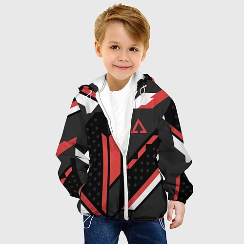 Детская куртка CS:GO Cyrex Pattern / 3D-Белый – фото 4