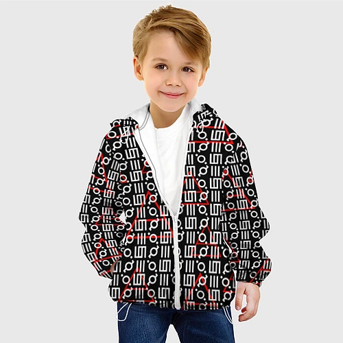 Детская куртка 30 STM: Symbol Pattern / 3D-Белый – фото 4