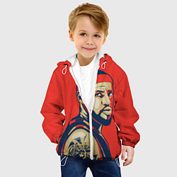 Куртка с капюшоном детская LeBron James, цвет: 3D-белый — фото 2