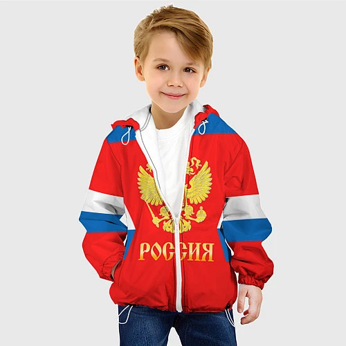 Детская куртка Сборная РФ: #91 TARASENKO / 3D-Белый – фото 4