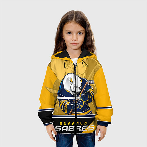 Детская куртка Buffalo Sabres / 3D-Черный – фото 3