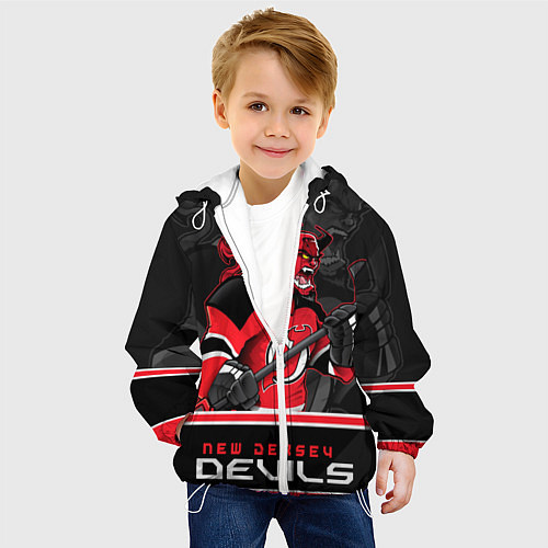 Детская куртка New Jersey Devils / 3D-Белый – фото 4