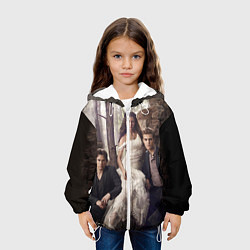 Куртка с капюшоном детская Vampire Queen, цвет: 3D-белый — фото 2